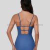 blue monokini swimsuits manufacturer