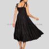 midi slip dress black manufacturer