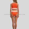 orange swimsuit two piece manufacturer