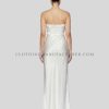 white strapless slip dress manufacturer
