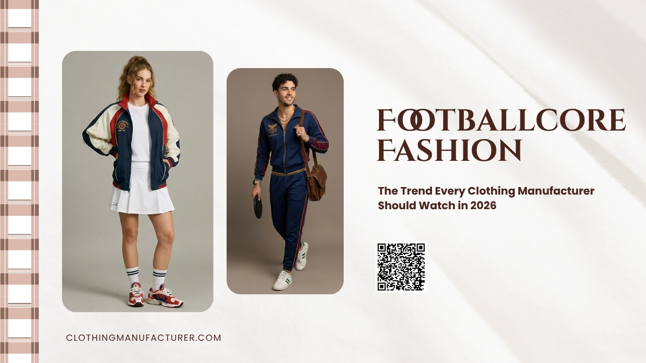 Football-inspired streetwear with jerseys and athletic apparel