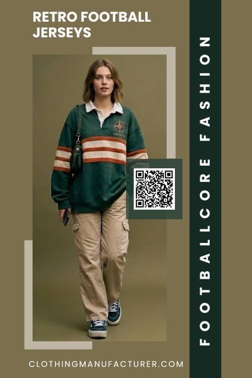 Vintage football jerseys in modern streetwear fashion Vintage football jerseys in modern streetwear fashion