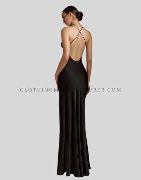 backless slip dress supplier