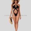 black monokini swimsuit supplier