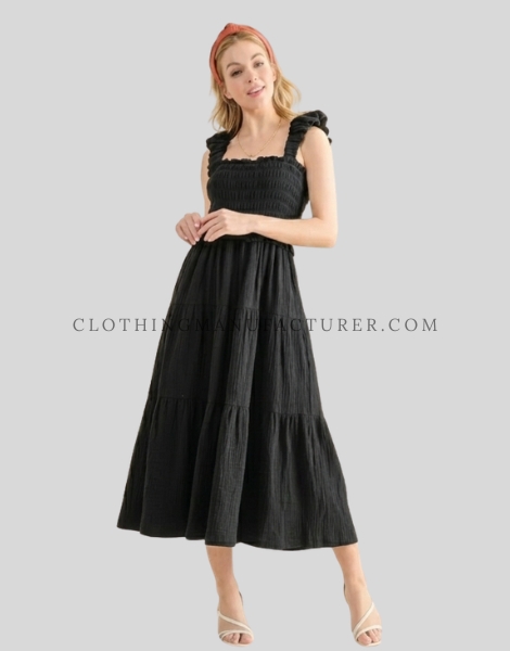 black tank midi dress supplier