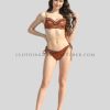 brown two piece swimsuit supplier