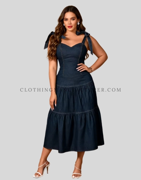 denim tank dress supplier