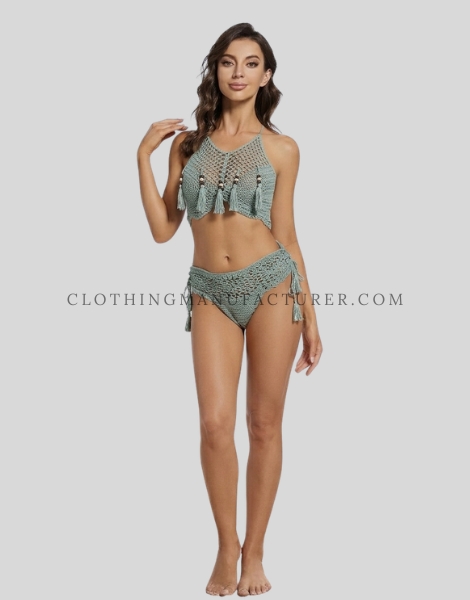 lace two piece swimsuit supplier