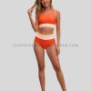 orange swimsuit two piece supplier