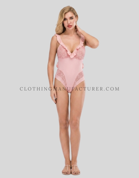 pink monokini swimsuits supplier