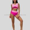 pink two piece swimsuit supplier