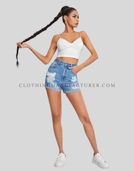 ripped jean shorts supplier