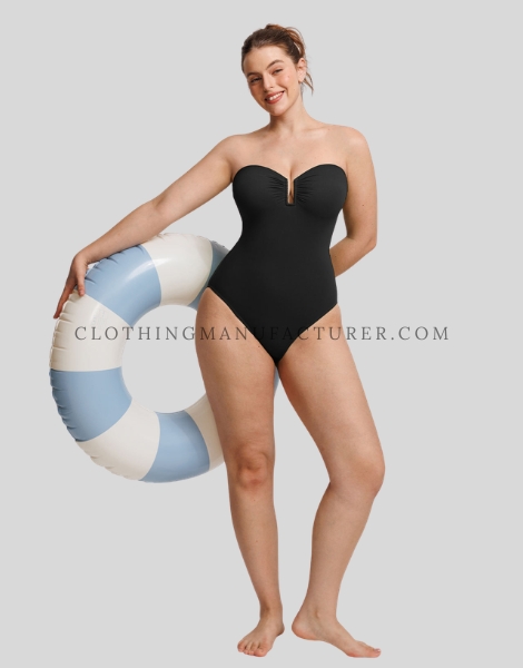 strapless one piece swimsuit supplier