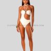 white monokini swimsuit supplier