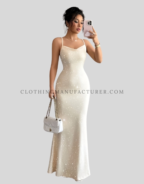 white slip dress supplier