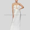 white strapless slip dress supplier