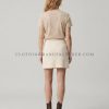 soft neutral shades studded top manufacturer