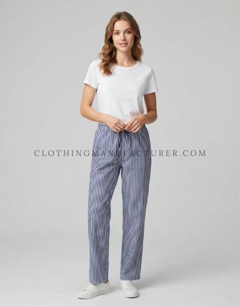 striped pajama pants supplier