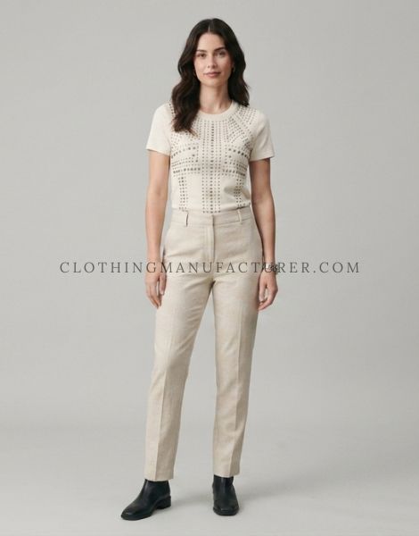 Custom Stylish Studded Tops stylish studded tops supplier
