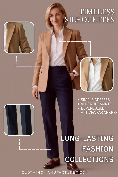 Classic clothing silhouettes Classic clothing silhouettes